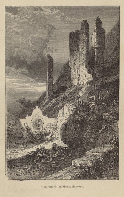 Cemetery on Monte Serrone by Adolf Closs