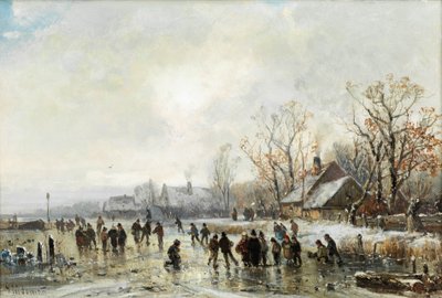 Ice Skating Fun by Adolf Stademann