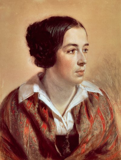 Portrait of Caroline Arnold by Adolph Menzel