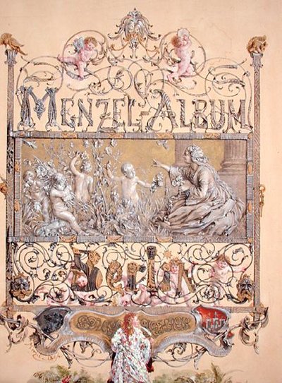 Title page from the Menzel Album, 1868 by Adolph Menzel
