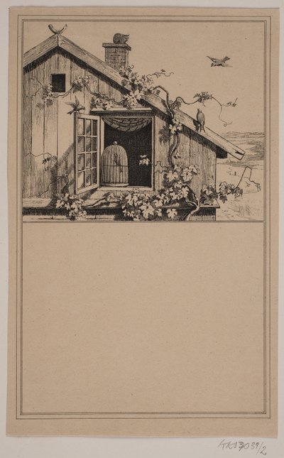 The Captured and the Free. No. 1 in Chr. Winther and M. Rørbye, "25 Pictures for Small Children" by Johan Adolph Kittendorff