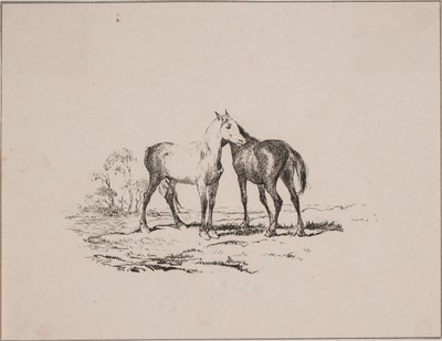 The Two Horses by Johan Adolph Kittendorff