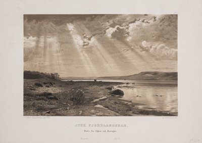 Jutland Fjord Landscape by Johan Adolph Kittendorff