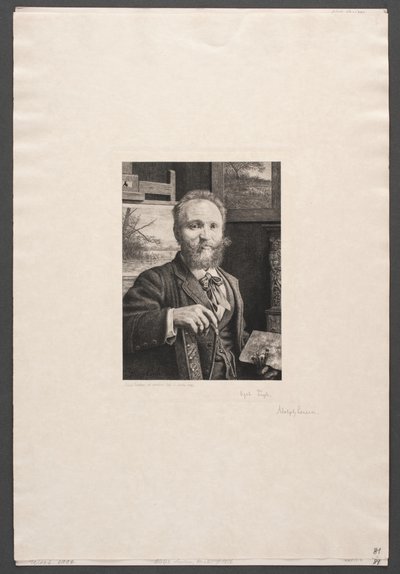Self-Portrait by Adolph Larsen