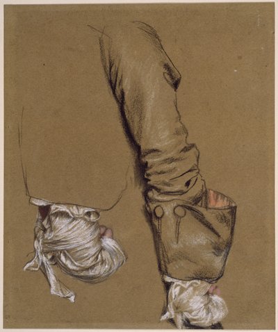 Arm and Bandaged Hand by Adolph Menzel
