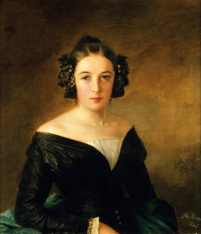 Portrait of a Lady by Adolph Menzel
