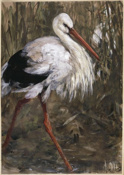 The Stork in the Reeds. From the "Children