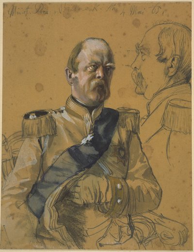 Otto Graf von Bismarck-Schönhausen. Study for the Painting 