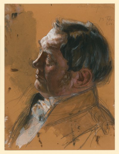 State Minister Count von Schwerin, Portrait Study for the Painting 