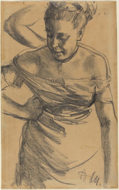 Study of a Woman by Adolph Menzel
