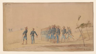 Alerted Outpost, Company A, Nashville, Tennessee by Adolph Metzner