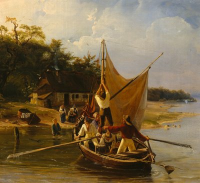Return of Danish Fishermen by Adolph Tidemand