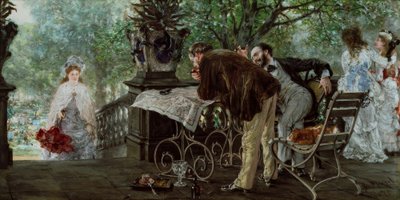 Travel Plans by Adolph Menzel