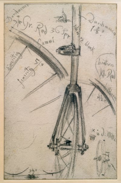 Studies on the High Wheel, Technical Details by Adolph Menzel