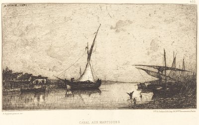 Canal at Martigues by Adolphe Appian