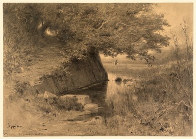 Landscape (The Source at Montalieu) by Adolphe Appian