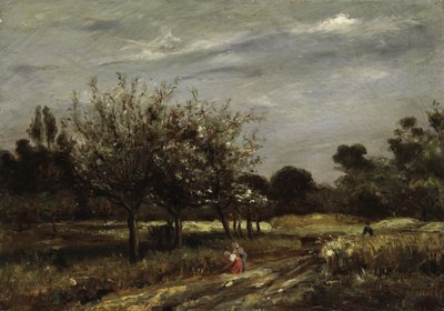 Landscape with Fruit Trees by Adolphe Appian