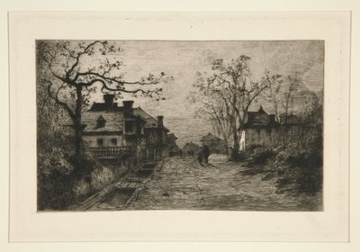 Street of the Village of Artemere, Ain by Adolphe Appian