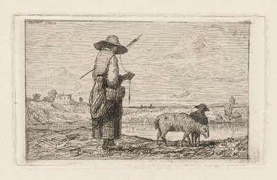 Shepherdess by Adolphe Appian