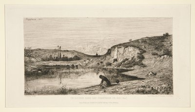 A Rock in the Commons of Rix (Ain) by Adolphe Appian