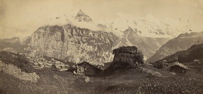 Alpine Landscape by Adolphe Braun