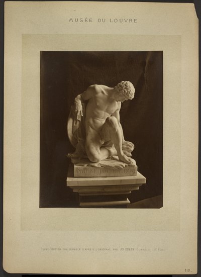 Dying Gladiator by Adolphe Braun