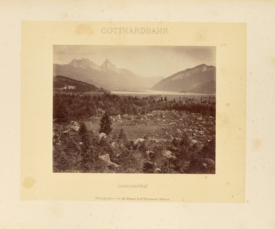 Gotthard Railway: Lowerzer Valley by Adolphe Braun and Cie