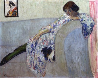 Portrait of Vera Inber, 1920s by Adolphe Feder