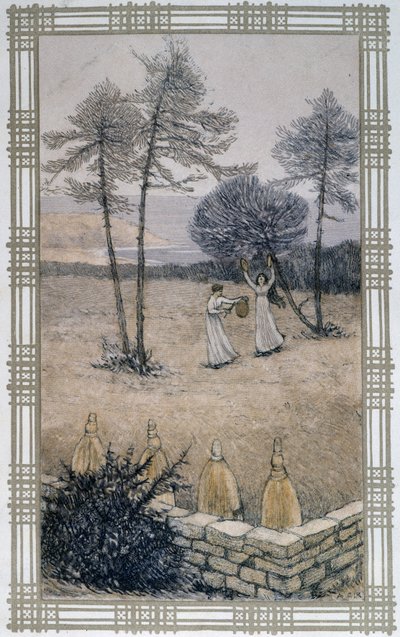 Life of bees: noise to keep bees away - drawing by A. Giraudon by Adolphe Giraudon