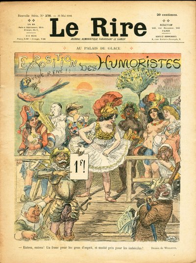 Cover of Le Rire, Satirical in Colors by Adolphe Leon Willette