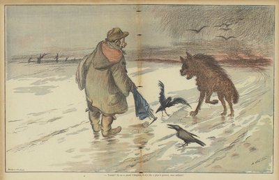 Illustration for Le Rire by Adolphe Leon Willette