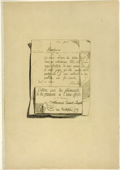 Letter on the Elements of Etching by Adolphe Martial Potemont