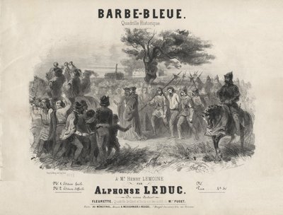 Barbe-Bleue, Historical Quadrille by Adolphe Mouilleron