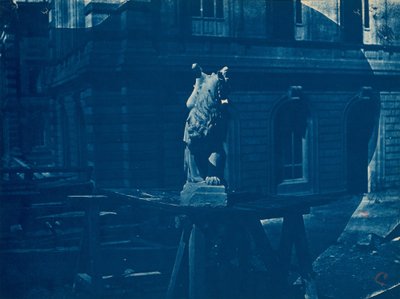 Sculpture of a Griffin on a Construction Site in Marseille by Adolphe Terris