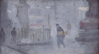 Study for Base of Statues, Albert Square by Adolphe Valette