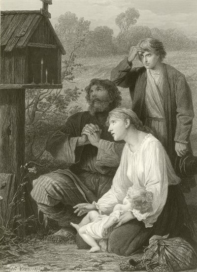A Shrine in Russia by Adolphe Yvon