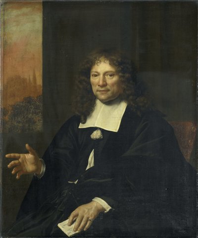 Portrait of Daniel Niellius by Adriaen Backer