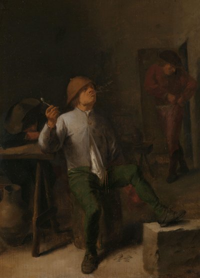 The Smoker by Adriaen Brouwer (attributed to)