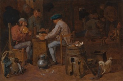 Card Players and Carousers by Adriaen Brouwer