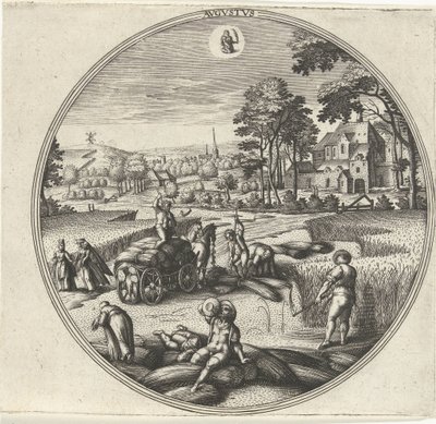 August (Avgvstvs) (The Twelve Months series) by Adriaen Collaert