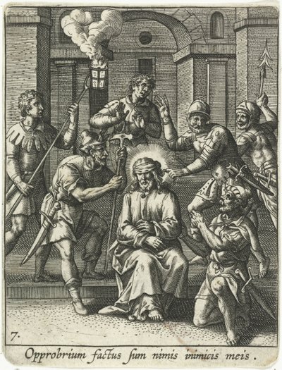 Mocking of Christ by Adriaen Collaert