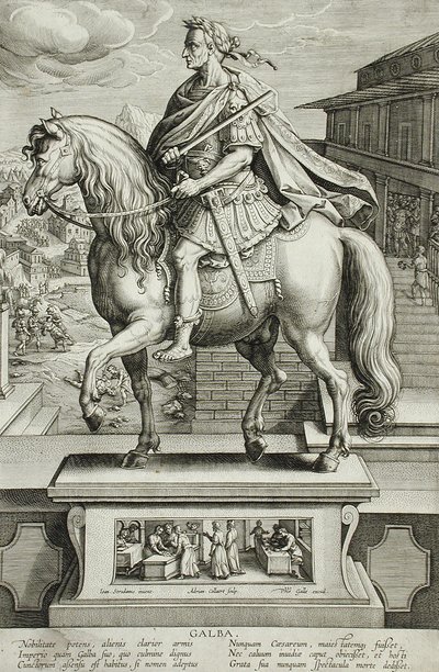 Galba by Adriaen Collaert