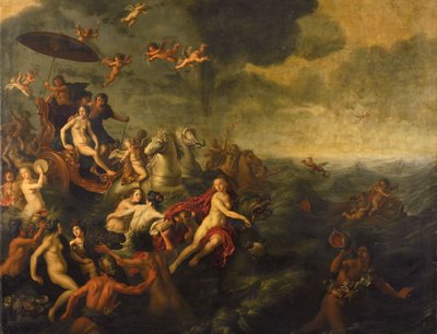 Galatea and Acis by Adriaen I van Nieulandt