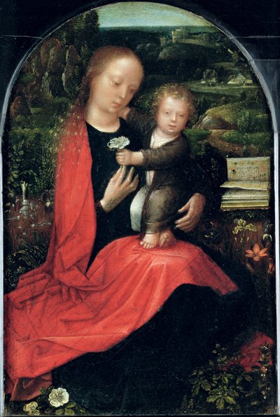 Madonna and Child by Adriaen Isenbrandt or Isenbrant
