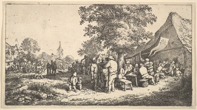 The Kermess Under the Great Tree, 1610-85 by Adriaen Jansz. van Ostade