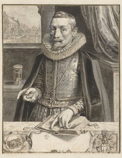 Portrait of Jacob Cats by Adriaen Pietersz van de Venne