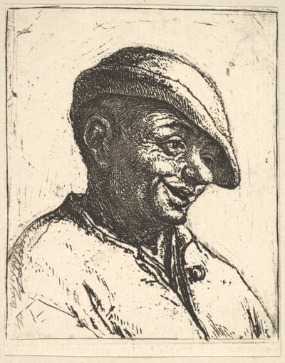 Laughing Peasant by Adriaen van Ostade