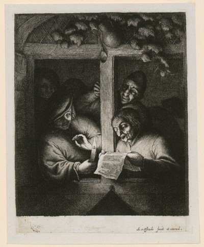 Singer at the Window by Adriaen van Ostade
