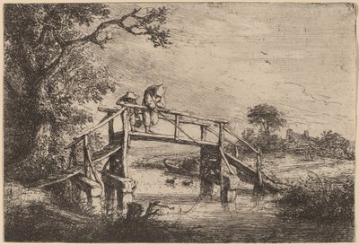 The Angler by Adriaen van Ostade