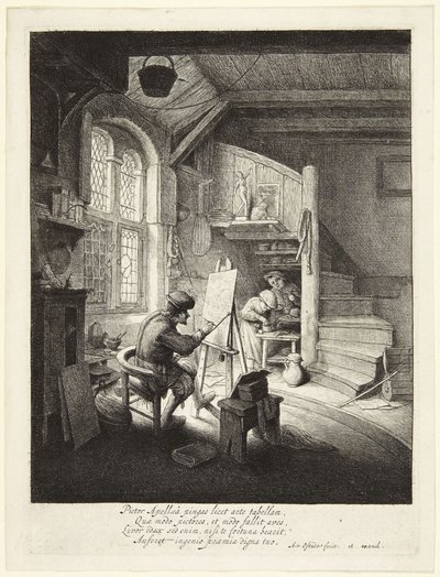 The Painter in his Studio by Adriaen van Ostade